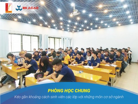 Cơ sở vật chất hiện đại phục vụ tốt nhất cho nhu cầu học tập của sinh viên